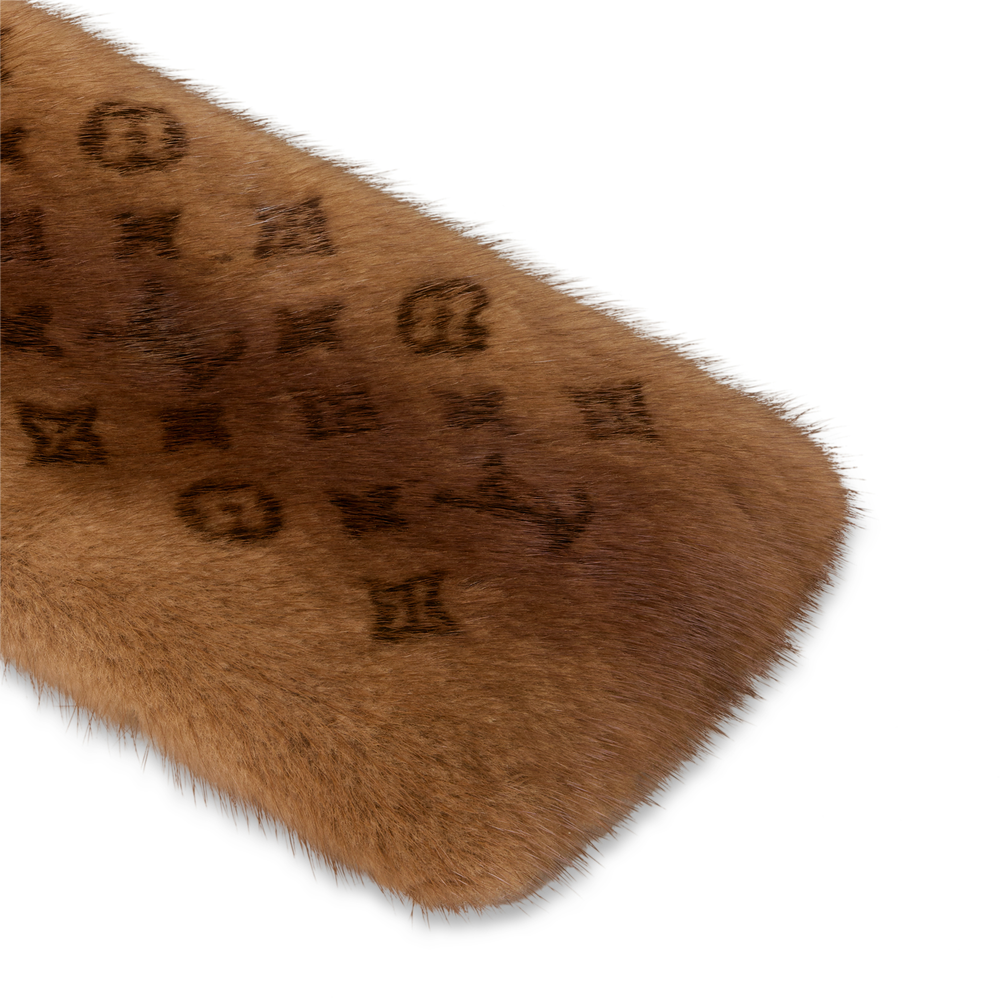 Mink Monogram Scarf - Luxury S00 Brown | LOUIS VUITTON